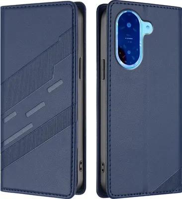 Immagine prodotto di Custodia per Xiaomi Redmi A5, custodia a portafoglio in Finto cuoio con slot per schede e funzione stand Blau