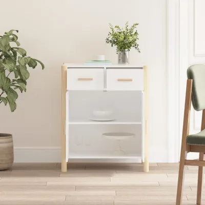 Obrázek produktu pro vidaXL Příborník bílý 62x38x75 cm Materiál dřeva