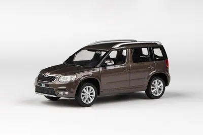 Obrázok produktu pre Škoda Yeti FL (2013) - Hnedá matná metalíza ABREX 1:43