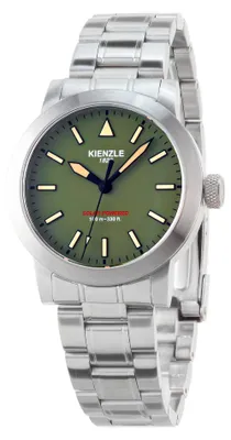 Produktbild von Kienzle Solar Armbanduhr mit Miyota Quarzwerk, Saphirglas, Edelstahlarmband, 10 ATM, Beige