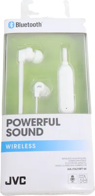Produktbild von JVC HA-FX21BT-WE, Kabellos, 20 - 20000 Hz, Anrufe/Musik, 11 g, Kopfhörer, Weiß