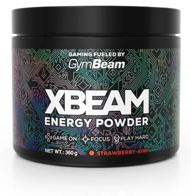 Produktbild von GymBeam - XBEAM Energy Powder, 360 g, Erdbeere Kiwi