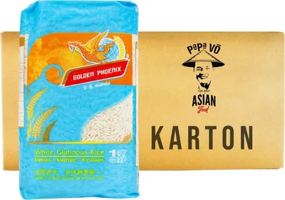Produktbild von Golden Phoenix Thai Klebreis 12x1kg