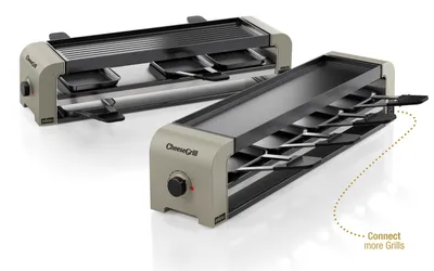 Produktbild von Stöckli Raclette CheeseGrill 4 Connect Set Ivory Gold