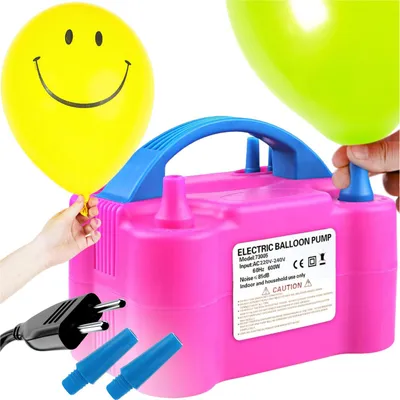 Obrázok produktu pre Elektrická balónová pumpa ružová silná účinná dekorácia na párty