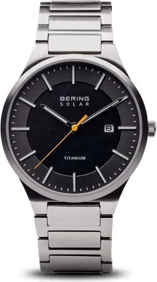 Produktbild von Bering 15239-779 Herrenuhr, Titan\Solar, Silber\Schwarz
