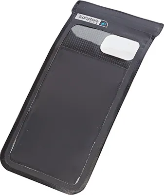 Zdjęcie produktu dla Uchwyt na telefon komórkowy / torba na smartfona Prophete w kolorze czarnym rozmiar L wodoodporny i wytrzymały do bezpiecznego transportu na rowerze lub rowerze elektrycznym