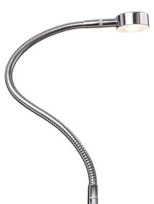 Image de kalb | Lampe de lecture LED Lampe de chevet Lampe flexible chrome gris argentétactile Chromée Lot de 1