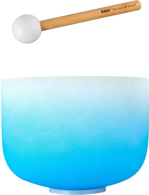 Obrázek produktu pro Sela Crystal Chakra Krystalová zpívající miska 10" Blue