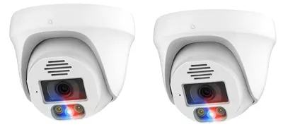 Image de Caméra IP, résolution 8 MP, détection des personnes par IA, 2 caméras 8 MP, 3,6 mm