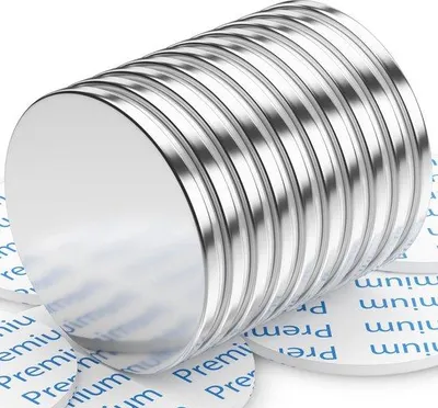 Immagine prodotto di Potenti magneti al neodimio 30x2 mm, confezione da 10, per lavagne magnetiche, lavagne bianche, magneti da frigo