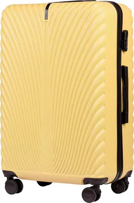 Zdjęcie produktu dla Duża walizka Wings SWAN 28" - żółta, 97 l, 4 koła, zamek TSA