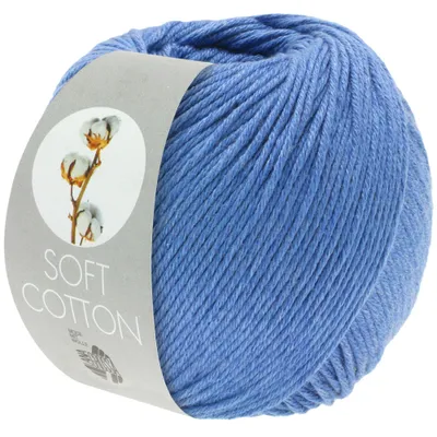 Produktbild von Lana Grossa Soft Baumwolle 028 Blau 50g