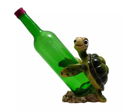 Produktbild von Deko Schildkröte Weinflaschenhalter Flaschen Halter Ständer Figur Skulptur