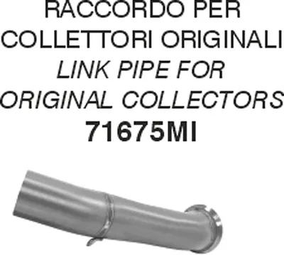 Immagine prodotto di Raccordo di scarico ARROW per Collettore di scarico originale per KTM