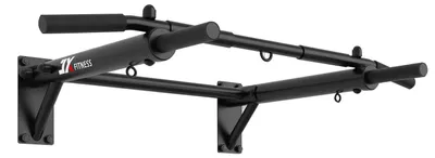 Immagine prodotto di Barra per trazioni da parete - Acciaio - 125 kg - Nero - Per allenamento a casa
