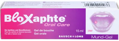 Productafbeelding van BloXaphte Mondverzorging Mondgel bij aftkaken en mondslijmvliesbeschadigingen, 15 ml gel