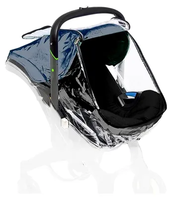 Produktbild von Regenschutz für Kinderwagen, kompatibel mit Doona Autositz, wasserdicht und winddicht mit leicht zugänglichem Reißverschluss, Zubehör für Baby-Regenschutz