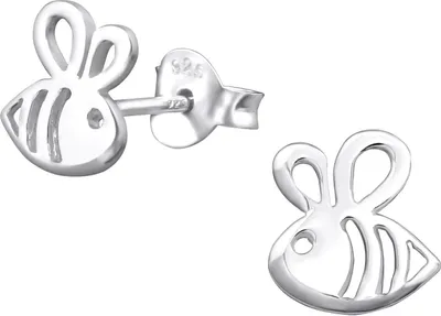 Produktbild von Ohrstecker 925 Sterling Silber mit Biene