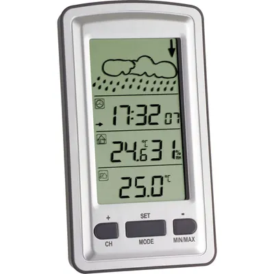 Produktbild von TFA-Dostmann 35.1079, Silber, 20 - 99%, -10 - 60 °C, 14 - 140 °F, -40 - 65 °C, -40 - 149 °F