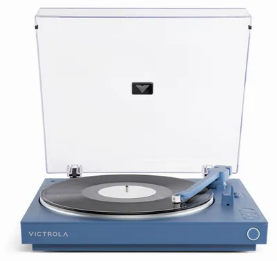 Obrázek produktu pro Victrola VPT-800-BLU-INT Automatic gramofon modrý