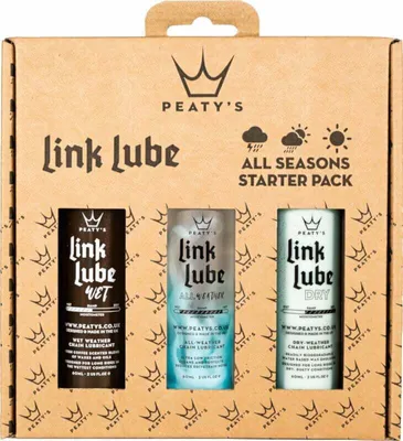 Immagine prodotto di Peaty's Linklube All Seasons Starter Pack 3x60 ml Pulizia e manutenzione del ciclo