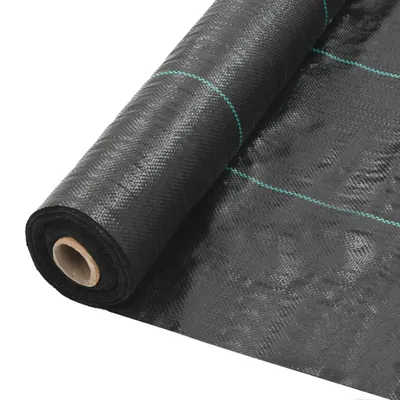 Immagine prodotto di vidaXL Pellicola antierba e antiradice PP 2 x 100 m nero
