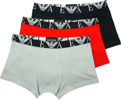 Produktbild von EMPORIO ARMANI 3er Pack Herren Trunk Boxershorts Stretch Baumwolle 41074 XXL