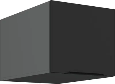 Produktbild von Hängeschrank mit Flügeltüren LUNARA – Breite 40 cm, Schwarz/Anthrazit