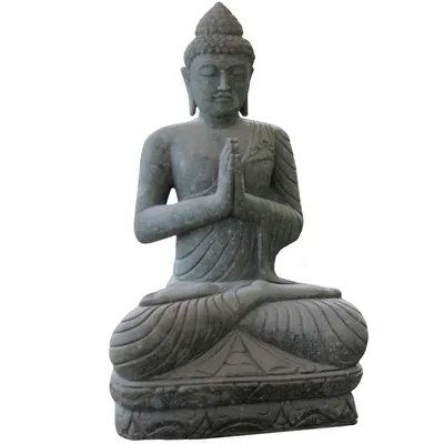 Produktbild von Buddha Figur Naihati mit Anjali Geste 56 x 48 x 80 cm