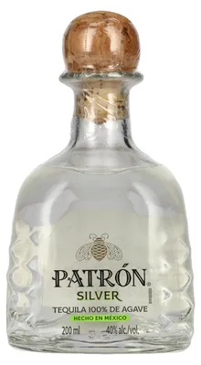 Produktbild von Patrón Tequila Silver 40% Vol. 0,2l