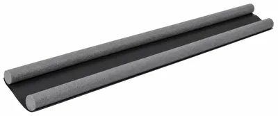 Produktbild von Zugluftstopper Türdichtung 95 cm Grau/Schwarz – Luftzugstopper, KI-generiertes Bild