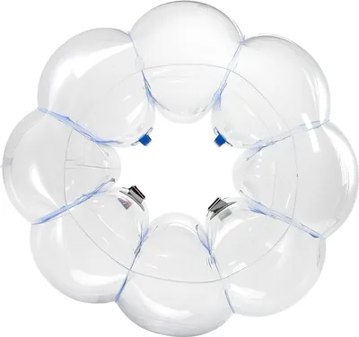 Image de SucceBuy Bumperball gonflable Sumo Zorb Ball 1,2 m avec bandes bleues, 1 pièce