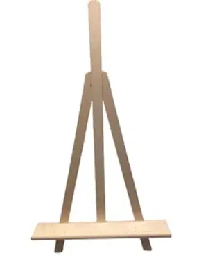 Produktbild von Tischstaffelei Malstaffelei | aus Buchenholz 45 cm | Staffelei Dreifuß Holzstaffelei | Tisch Staffelei Holzständer Bild Ständer