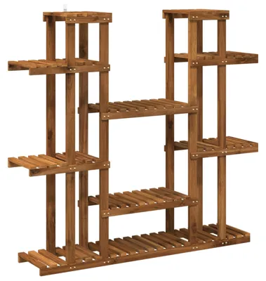 Immagine prodotto di vidaXL Porta piante in legno massello di acacia, naturale, 123 x 25 x 114,5 cm