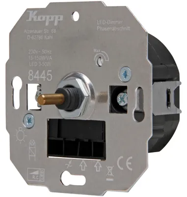 Produktbild von Kopp 8445 LED-Dimmer Druck-Wechsel LED 3-50 W