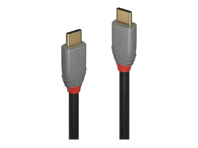 Produktbild von LINDY USB 3.1 Kabel Typ C/C 5A PD Anthra Line M/M 0.5m