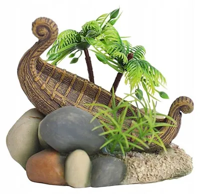 Produktbild von Happet Aquarium Deko Schiff Wrack 11 cm