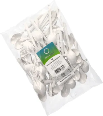Obrázok produktu pre Papstar Haval KaffelöffelPP weiss Mehrweglöffel 50 Stück