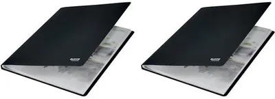 Produktbild von Präsentationsbuch A4, 20 transparente Hüllen, schwarz, 40 Seiten