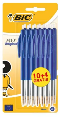Zdjęcie produktu dla BIC M10 Clic, Niebieski, 10 szt.