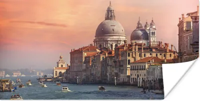 Produktbild von MuchoWow® Poster Italien - Venedig - Canal Grande 150x75 cm - ohne Rahmen