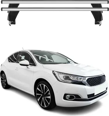 Image de Menabo Barres de toit Transversales pour DS4 Crossback 2015-2021 Gris ABE 2x