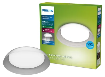 Image de Philips Plafonnier, 10 W, LED, IP20, transparent