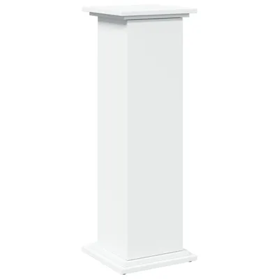 Immagine prodotto di vidaXL Piedistallo con vano portaoggetti Bianco 31x30x90 cm Materiale a base di legno