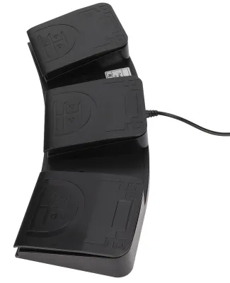 Obrázok produktu pre USB nožný pedál s tromi klávesmi, MIDI ovládač s mechanickými spínačmi, programovateľná počítačová klávesnica na hranie hier
