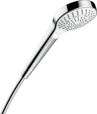 Zdjęcie produktu dla Hansgrohe Croma Select S, Ręczna słuchawka prysznicowa, Chrom, Biały, Ściana