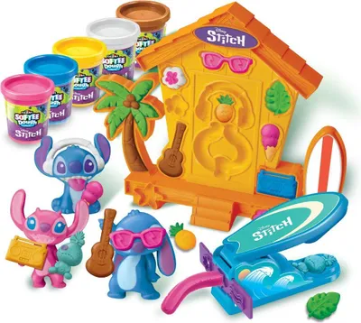 Zdjęcie produktu dla Zestaw do tworzenia figurek Stitch z miękkiej, plastycznej modeliny