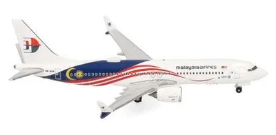 Produktbild von Herpa 537780 - 1/500 Malaysia Airlines Boeing 737 Max 8 – 9M-MVA - Neu