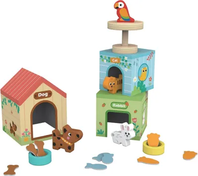 Immagine prodotto di 2 giocattoli per bambini Case per animali domestici
